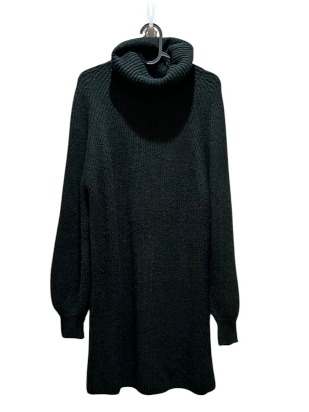 12th Tribe x Salty Blonde Beau Emerald Sweater Dress Cowl Neck